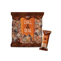 CHILL&DEAL конфеты с карам и нугой пп/пл,вес, Рахат, 1 кг