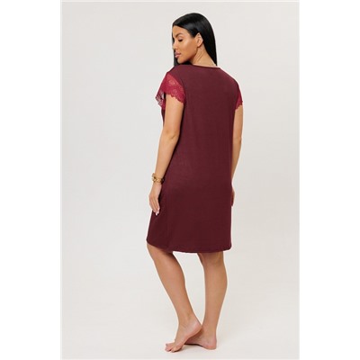 Женская ночная сорочка 2272/2 / Бордовый