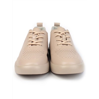 05-YD20-2D DK. BEIGE Кроссовки женские (натуральная кожа)