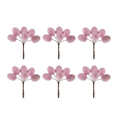 GAEM Набор из 6-ти изделий декоративных "Яйца пасхальные", L17 W3,5 H17,5/10 см