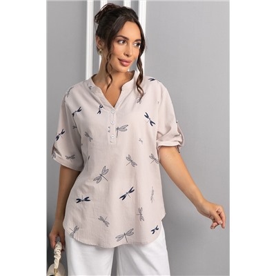 Блуза Флоретта (бежевая) Б13974-20М