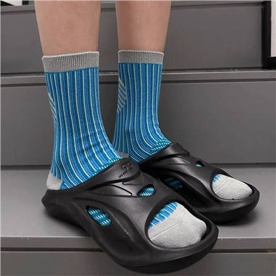 Cotton retro demi-season Japanese knee socks, internet celebrity, mid-length