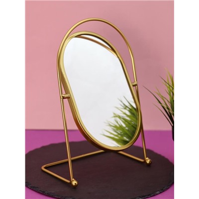 Зеркало настольное GIRLY "Golden moon", yellow