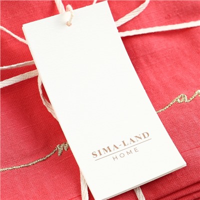Наб. салфеток SL HOME"Merry"40х40см-4шт., лён 100%, 170 гр/м2
