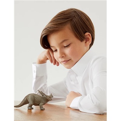 3pk Boys' Slim Fit Easy Iron School Shirts (2-16 Yrs)