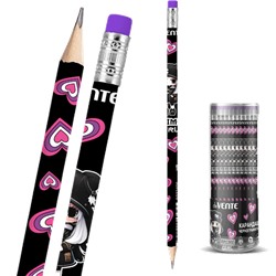 Карандаш ч/г HB "deVENTE. Anime Girl"  2мм трёхгранный с ластиком 5032406/50/Китай