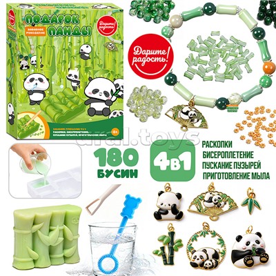 Творческая мастерская "Подарок панды" в коробке