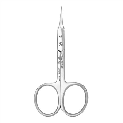 Frau Finger Ножницы маникюрные для кутикулы изогнутые / Professional FSP-133DP, матовые, ручная заточка, 9,5 см