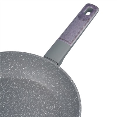 СКОВОРОДА С АНТИПРИГАРНЫМ ПОКРЫТИЕМ PFLUON MARBLE, 24*4,8 СМ
