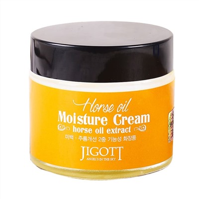Jigott Крем для лица увлажняющий с лошадиным маслом / Horse Oil Extract Moisture Cream, 70 мл