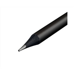 Карандаш ч/г MESHU "Black style", HB, заточен., с печатью, с ластиком, ассорти, туба