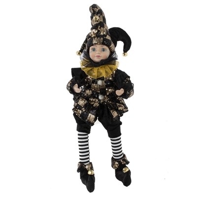 GAEM Игрушка набивная "Клоун" (муз, движ), L15 W13 H45 см (полка 30 см.)