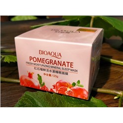 Ночная маска для лица с гранатом, Pomegranate Fresh Mineral Sleep Mask, 120 гр. / BIOAQUA
