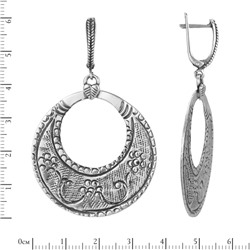 Серьги 'Виноградная лоза' ИВС.108БКN
