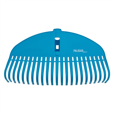 Грабли веерные пластиковые, 485 мм, 23 плоских зуба, усиленные, Luxe, Palisad