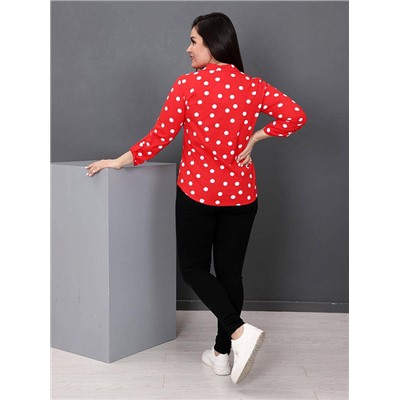 Рубашка Делина красный ИвК