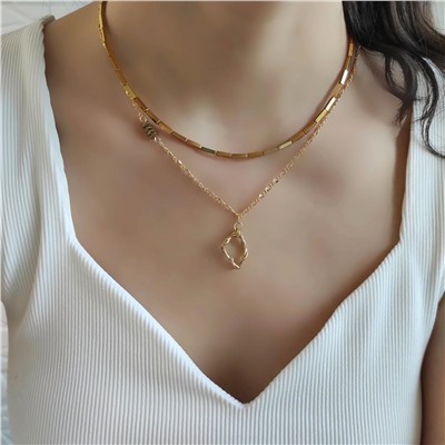 Сет из 3х украшений гематит золотые оттенки с раухтопазом
