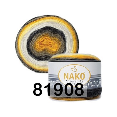Пряжа Nako Angora Luks Color