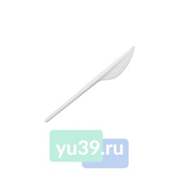 Нож столовый "КОМПАКТ", 165мм, цвет белый 1/100