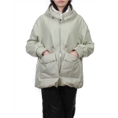 H24-210 LT. OLIVE Куртка демисезонная женская (100 гр. холлофайбер)