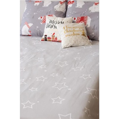 Покрывало Этель Grey star, 150*215 см, 100% хлопок