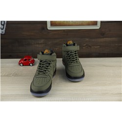 Зимние Nike из натуральной матовой кожи