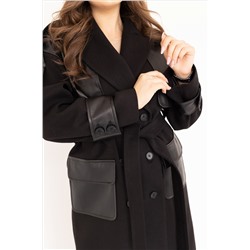 Пальто женское демисезонное 24337 (черный)