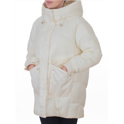 EB2819 MILK Куртка зимняя женская (200 гр. холлофайбер)