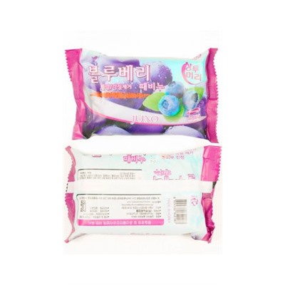 Пилинг-мыло JUNO Blueberry с экстрактом черники (150 г) #083500034