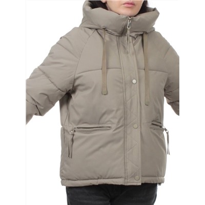 A2301 KHAKI Куртка зимняя женская (150 гр. холлофайбер)