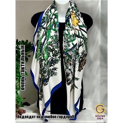 Платок шелковый большой "Парижанка" Арт 2428/39