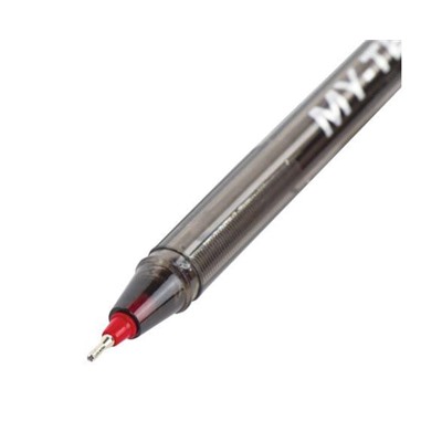 Ручка шариковая масляная PENSAN My-Tech, КРАСНАЯ, игольчатый узел 0,7мм, линия 0,35мм, 2240/25