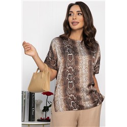 Блуза Морган (коричневая) Б14031-16М