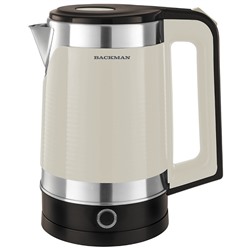 Чайник BACKMAN BM-TEA 722  2200Вт обьем 1,8 л нержавеющей стали (12)