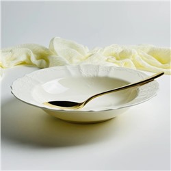 225-060 Набор из 6 губоких тарелок 23х5см MARIA CREAM в под.уп.(х4)Костяной фарфор