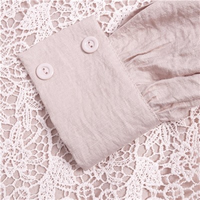 Рубашка комбинированный с кружевом, Нежный вздох