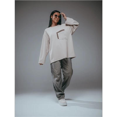 Свитшот Дабл бежевый Свт