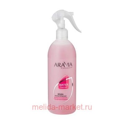 ARAVIA Professional Вода косметическая минерализованная с биофлавоноидами после депиляции 500мл арт1038