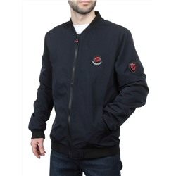 EM25056-2 DARK BLUE Куртка-бомбер мужская демисезонная (100 гр. синтепон)