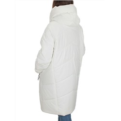 M-9117 WHITE Пальто зимнее женское CORUSKY  (верблюжья шерсть)