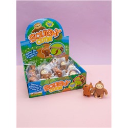 Брелок мялка - антистресс «Pretty aminals», шоубокс 12 шт.