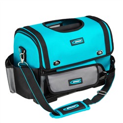 Переноска для инструмента, 400х225х300мм, пластиковое дно, наплечный ремень Gross