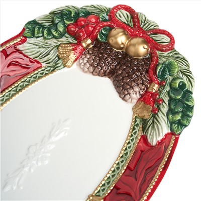 БЛЮДО LEFARD "ШИШКИ" ОВАЛЬНОЕ 34*20,5*4 СМ