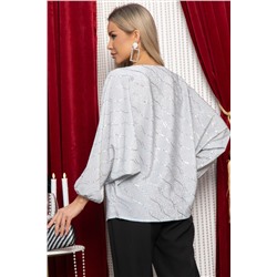 Блуза Путь к сердцу (серебро) Б14855-30М