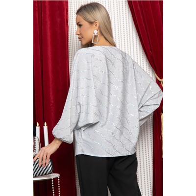 Блуза Путь к сердцу (серебро) Б14855-30М