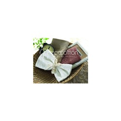 Махровые Полотенца с Вышивкой 30x50 см 3 шт/уп İsabella Kahve - EcoCotton