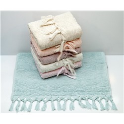 Махровые Банные Полотенца с Бахромой 70x140 см. 6 шт/уп. Cotton Marina - Sikel