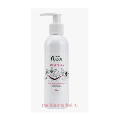Domix Green Крем – пенка для проблемной кожи с чистотелом и наносеребром