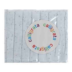 Полимерная глина 50 гр, Calligrata, Эффект камня - снежный мрамор