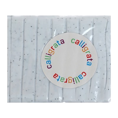 Полимерная глина 50 гр, Calligrata, Эффект камня - снежный мрамор
